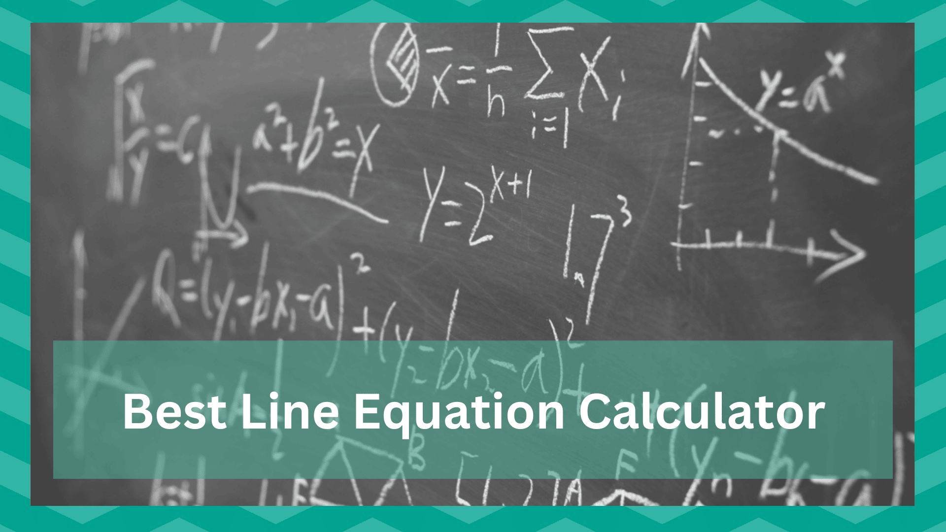 best line equation from two points calculator