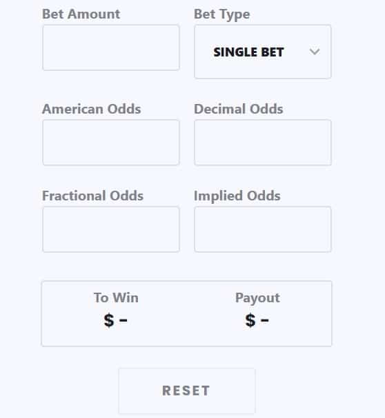 best odds payout calculator actionnetwork