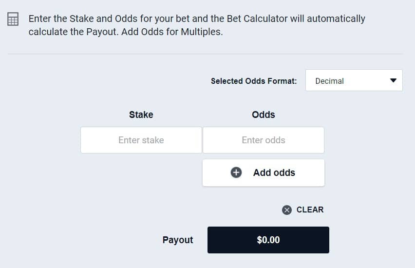 best odds payout calculator pinnacle