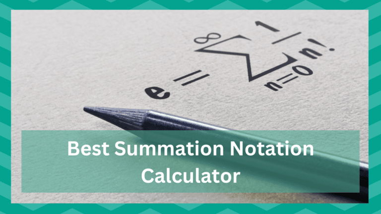 4 Best Summation Notation Calculator - JSCalc Blog