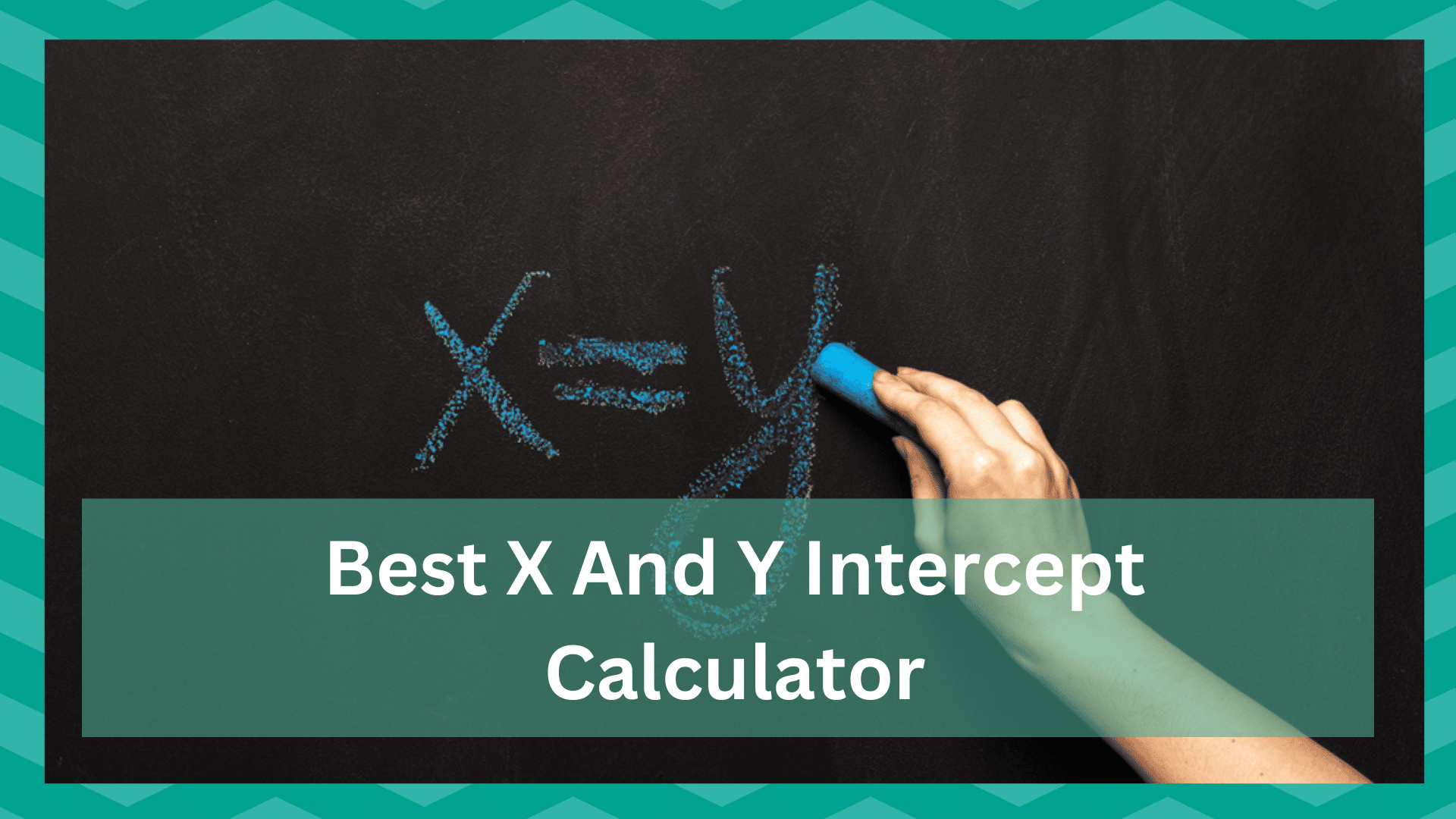 best x and y intercept calculator