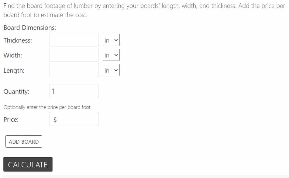 5 Best Board ft Calculator To Try Out - JSCalc Blog