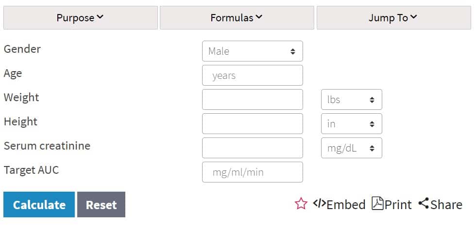 carboplatin calculator mdapp