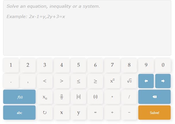 inequality quick math