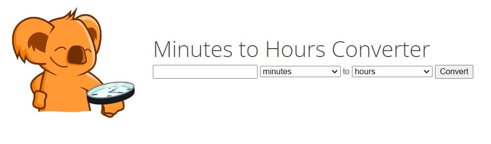 minutes to hour calculator unit converter