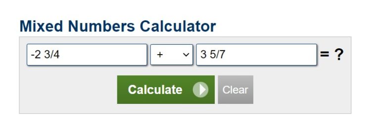 4 Best Mixed Numbers Calculator To Try! - JSCalc Blog