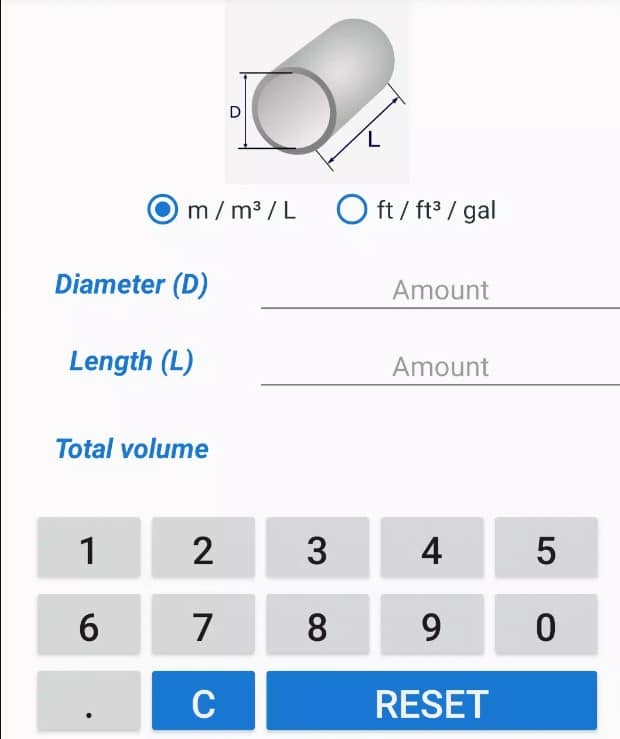 pipe volume calculator