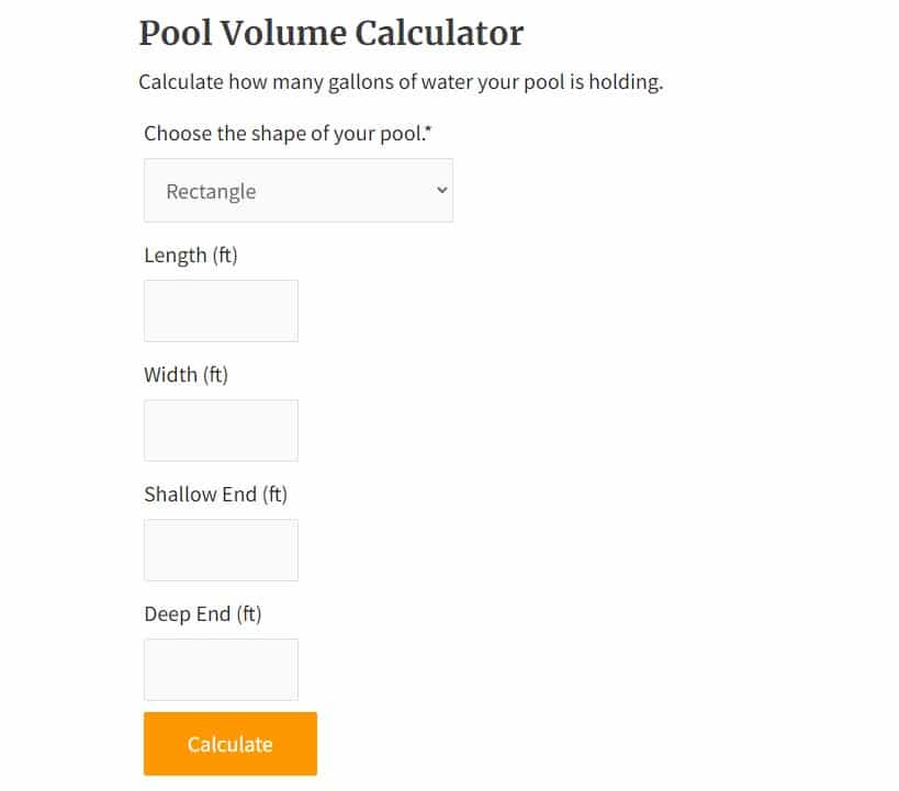 shock calculator pool research