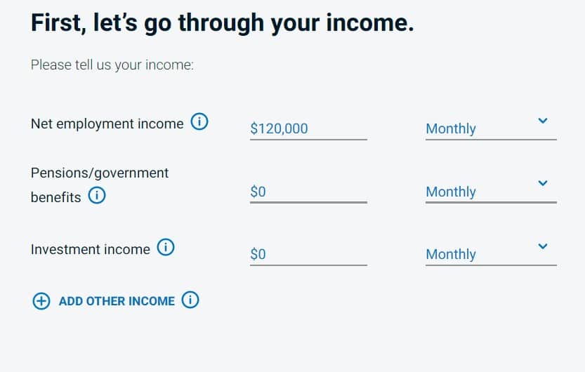 cash flow calculator bmo