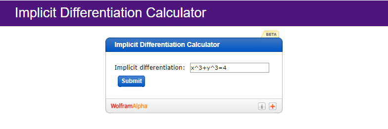implicit derivative calculator byju
