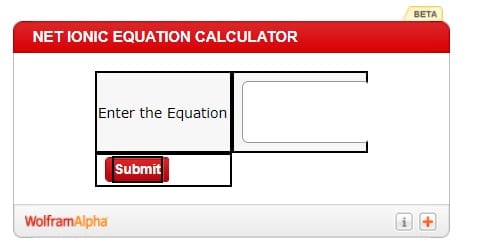 ionic equation calculator kio digital