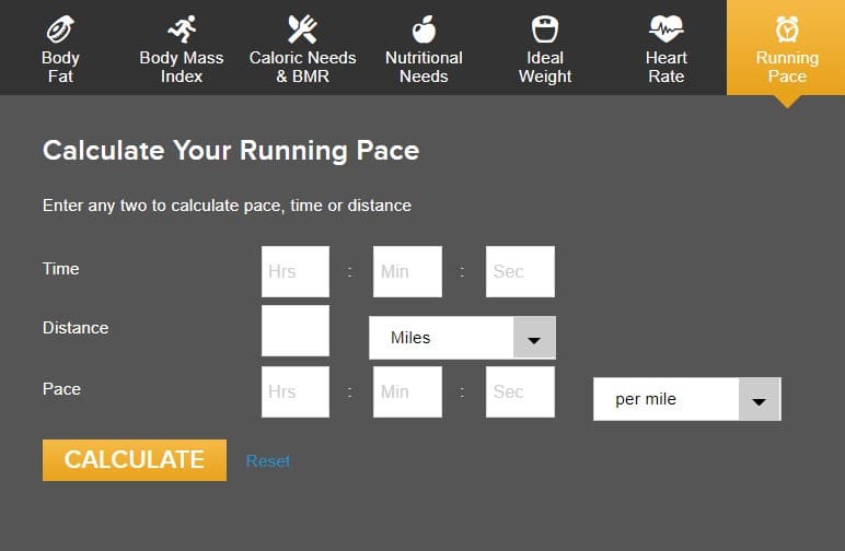 marathon calculator active