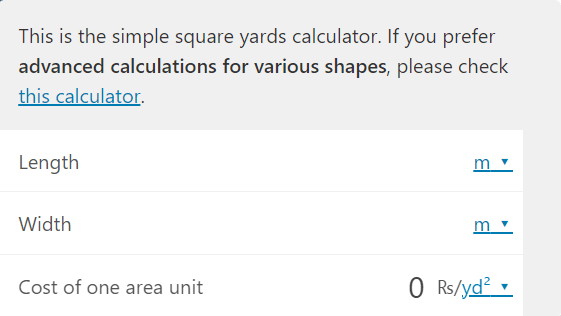 square yard calculator omnicalculator