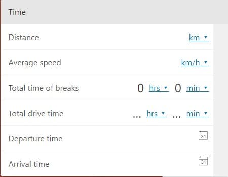 travel time calculator by time of day