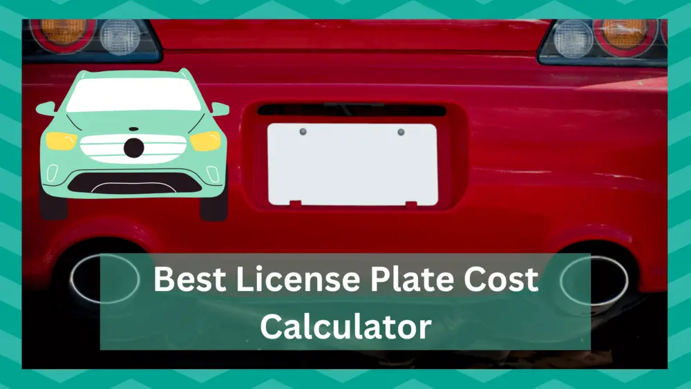 best license plate cost calculator