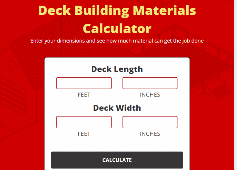 Best Deck Material Calculator 3 To Check Out JSCalc Blog