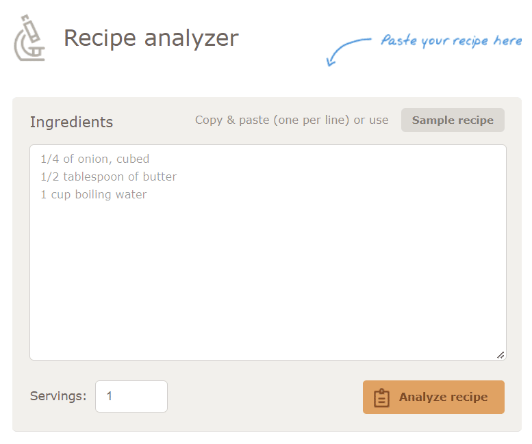 food nutrition calculator happy forks