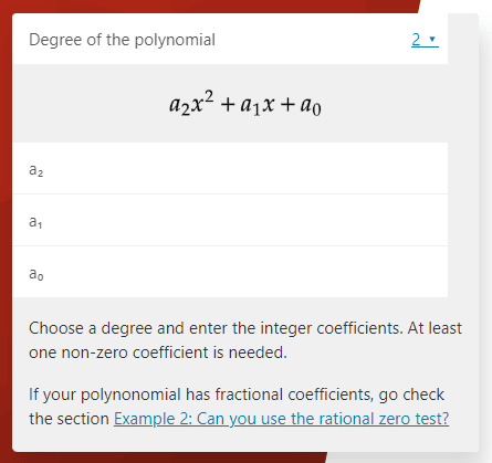 rational zeros calculator omn