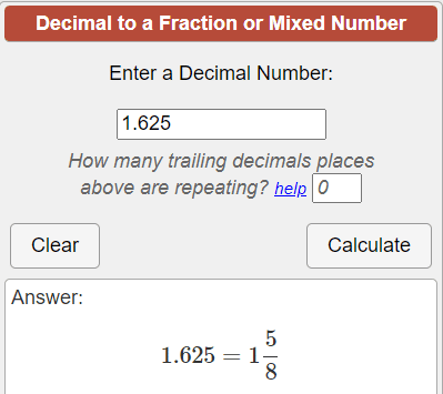 repeating decimal to fraction calculator calculator soup