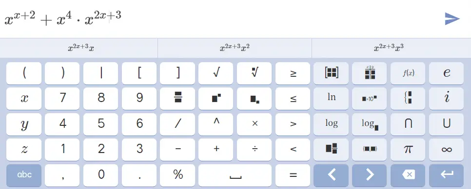 simplify exponents calculator mathway