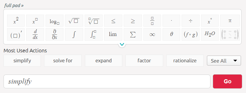 simplify exponents calculator symbolab