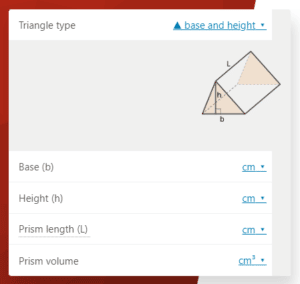 omni volume calculator triangular prism