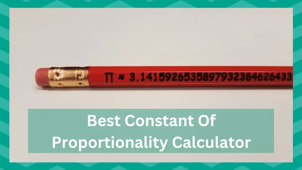best constant of proportionality calculator