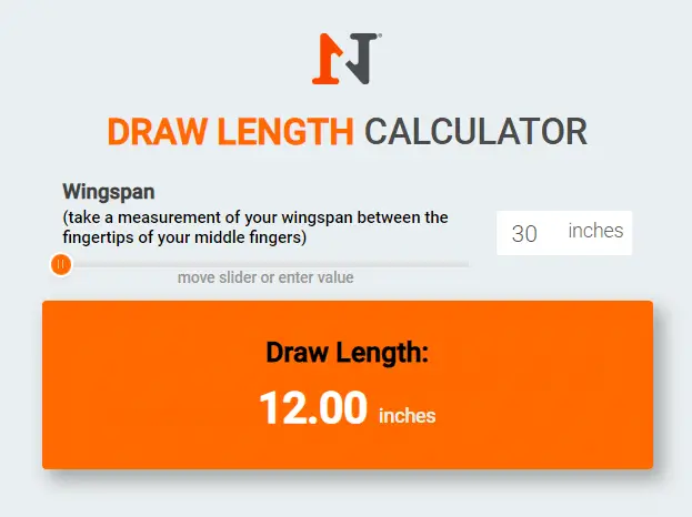 draw length calculator outdoors