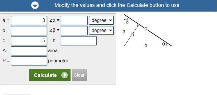 Right Triangle Calculator with Steps - Open Omnia