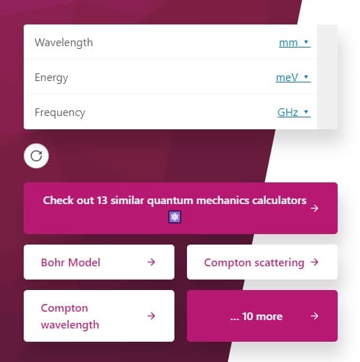 wavelength to energy calculator omni calculator